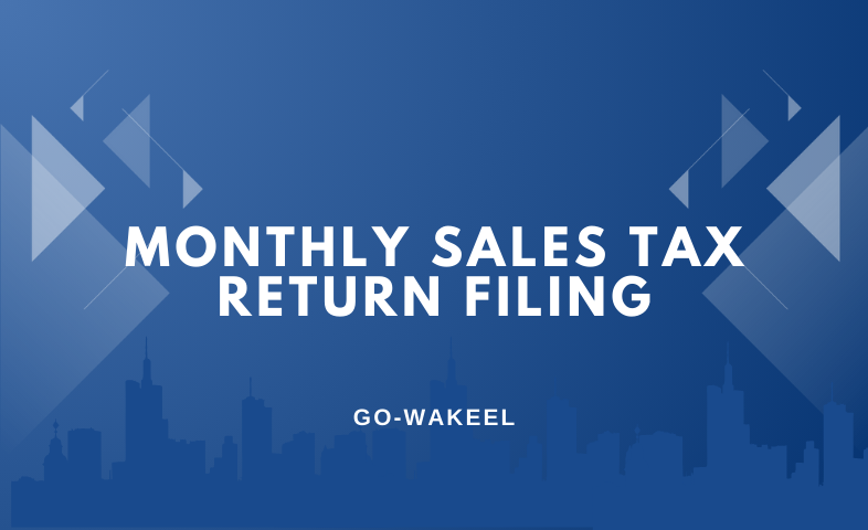Monthly Sales Tax Return Filing